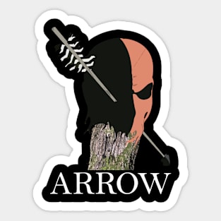 Arrow Deathstroke Island Mask Sticker